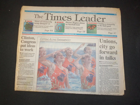 1996 AUG 3 WILKES-BARRE TIMES LEADER-CLINTON, CONGRESS PUT IDEAS TO WORK-NP 7598