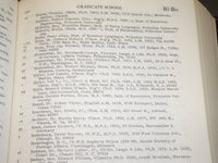 1967 PRINCETON UNIVERSITY ALUMNI DIRECTORY BOOK 24TH EDITION - KD 5166