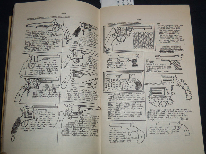 1940'S ROBERT ABELS ANTIQUE FIREARMS & EDGED WEAPONS CATALOG NO. 25 - J 8598