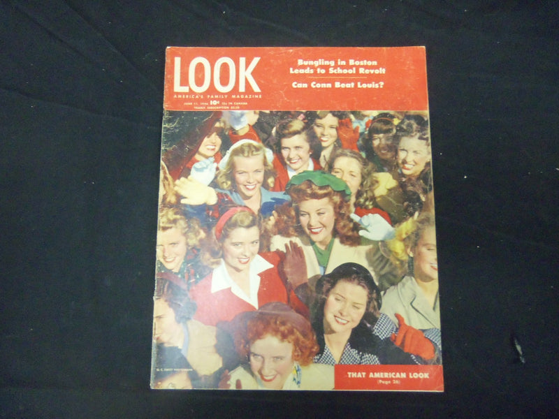 1946 JUNE 11 LOOK MAGAZINE - GREAT PHOTOS & ADS - ST 2037