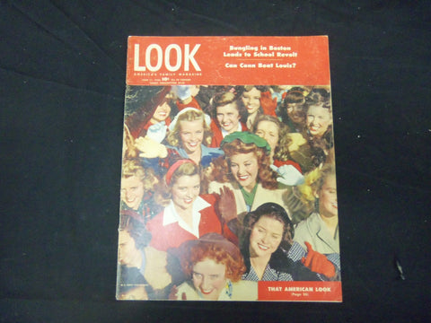1946 JUNE 11 LOOK MAGAZINE - GREAT PHOTOS & ADS - ST 2037