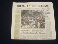 2020 AUGUST 7 WALL STREET JOURNAL - U.S. PLAN THREATENS TO DELIST CHINESE FIRMS