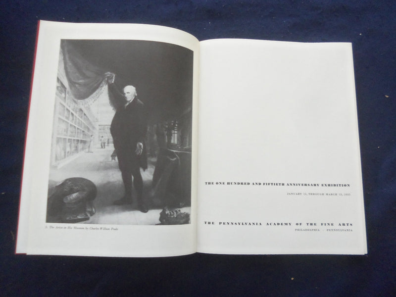 1955 PENNSYLVANIA ACADEMY OF FINE ARTS 150TH ANNIVERSARY SOFTCOVER BOOK -KD 8203
