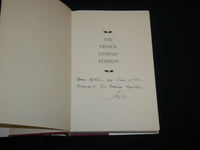 1967 THE FRENCH LITERARY HORIZON BOOK INSCRIBED BY JUSTIN O'BRIEN - KD 6923