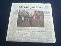 2022 FEBRUARY 12 NEW YORK TIMES - RUSSIA MAY START UKRAINE INVASION IN DAYS