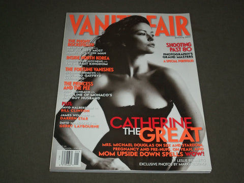 2001 JANUARY VANITY FAIR MAGAZINE - CATHERINE ZETA JONES - SP 4379