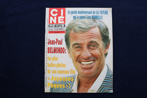 1984 OCTOBER 11 CINE REVUE MAGAZINE - JEAN-PAUL BELMONDO COVER - E 11945