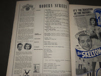 1942 OCTOBER MODERN SCREEN MOVIE MAGAZINE - LANA TURNER COVER - ADS - M 135