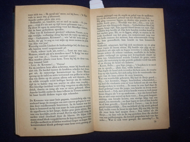 1948 DE MARTELGANG VAN KROMME LINDERT HARDCOVER BOOK BY DE JONG- DUTCH - KD 8946