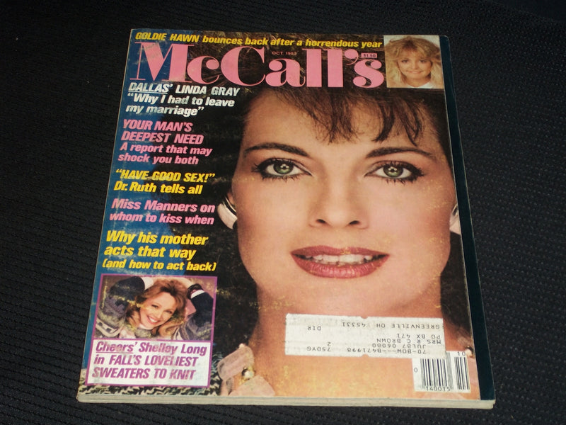 1983 OCTOBER MCCALL'S MAGAZINE - LINDA GRAY FRONT COVER - E 593