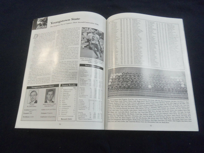 1994 DEC 17 NCAA I-AA CHAMPIONSHIP PROGRAM - BOISE ST VS YOUNGSTOWN ST - ST 658N