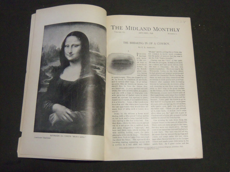 1898-1899 THE MIDLAND MONTHLY MAGAZINE LOT OF 11 ISSUES - NICE PHOTOS - WR 1283