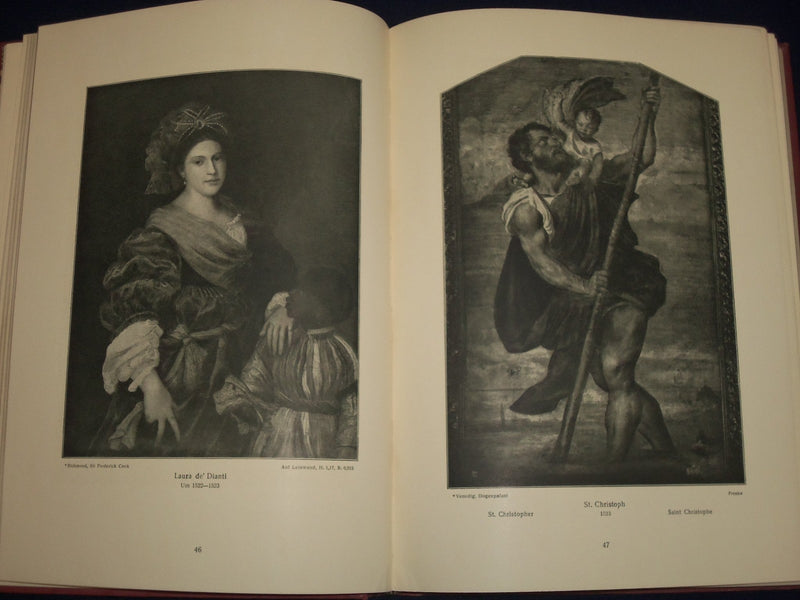 1911 TIZAN DES MEISTERS GEMALDE BY OSKAR FISCHEL GERMAN VOLUME PRINTS - KD 1170
