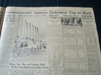 1934 NOV 25 PHILADELPHIA RECORD NEWSPAPER SPORTS SECTION - NOTRE DAME- NT 7251