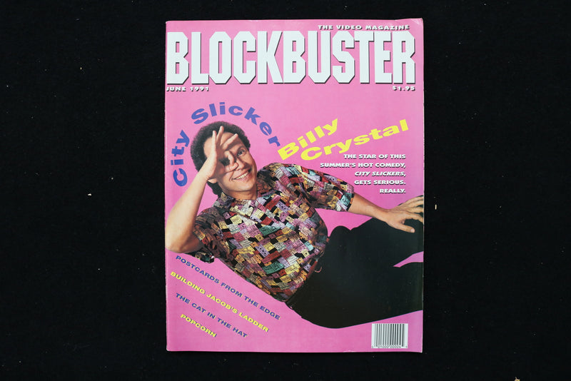 1991 JUNE BLOCKBUSTER MAGAZINE - BILLY CRYSTAL COVER - E 24646