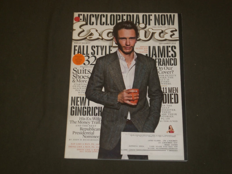 2010 SEPTEMBER ESQUIRE MAGAZINE - JAMES FRANCO COVER - B 1962