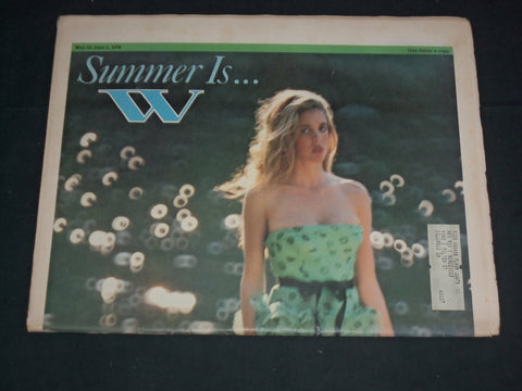 1979 MAY 25-JUNE 1 W MAGAZINE - GREAT STORIES, PHOTOS & ADS - NP 3360