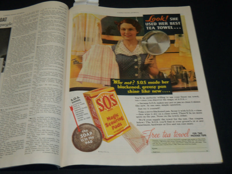 1935 MARCH LADIES HOME JOURNAL MAGAZINE - BEAUTIFUL FRONT COVER - ST 529V