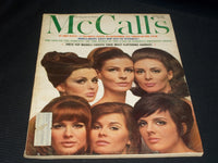 1965 JANUARY MCCALL'S MAGAZINE - TOP MODELS HAIRDOS FRONT COVER - E 1208