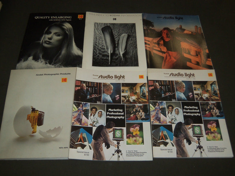 1912-1980'S KODAK GUIDES AND LITERATURE LOT OF 38 PIECES - NICE PHOTOS - O 1351