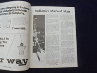 1977 FEB 20 COLLEGE BASKETBALL PROGRAM - PURDUE UNIV VS. INDIANA UNIV- SP 1533T
