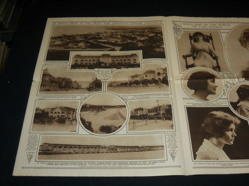 1917 JANUARY 28 THE SUN PICTORIAL MAGAZINE SECTION -PERSONS OF INTEREST- NP 5436
