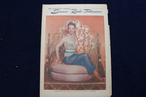 1955 FEBRUARY 6 SCREEN RADIO TELEVISION MAGAZINE - TAINA ELG COVER - E 23114