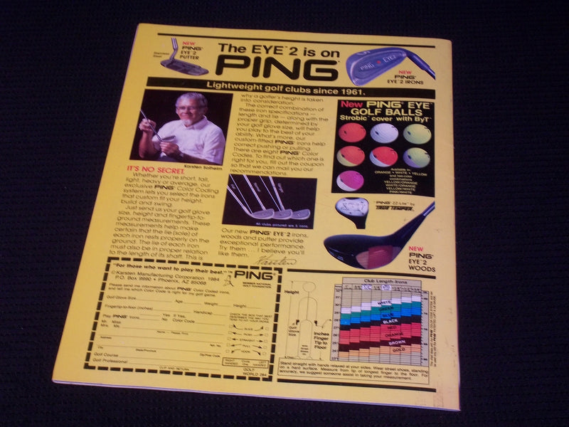 1984 FEBRUARY 10 GOLF WORLD MAGAZINE - HALE IRWIN FRONT COVER - E 6846