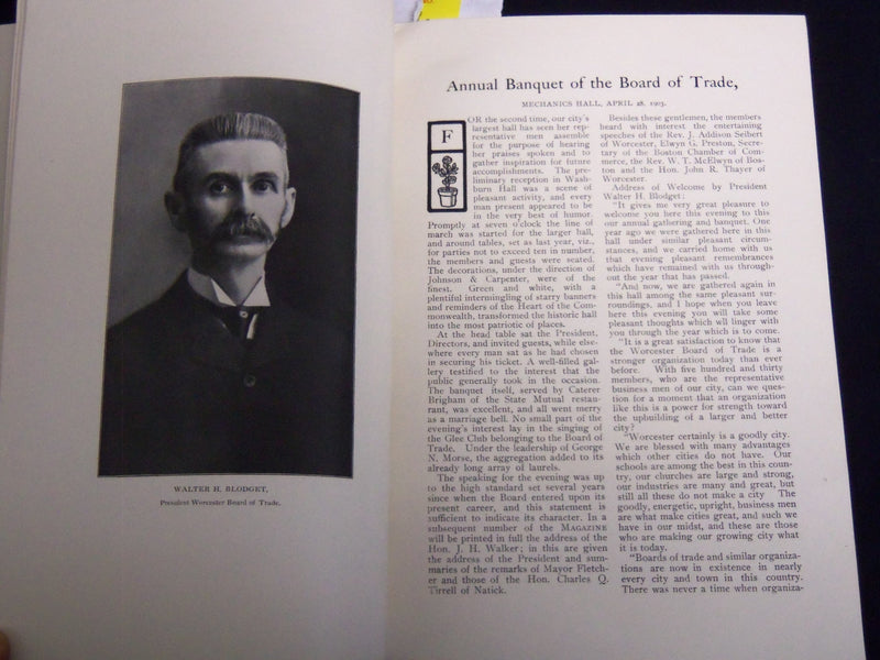 1903 JUNE THE WORCESTER MAGAZINE - MASSACHUSETTS - J 8851