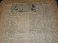 1943 WORLD SERIES YANKEES DEFEAT CARDINALS NEW YORK TIMES LOT OF 6 - NT XXXX