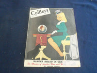 1945 JUNE 9 COLLIER'S MAGAZINE - DANGER AHEAD IN GERMANY - ST 1115J