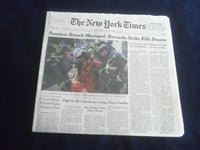 2022 MARCH 20 NEW YORK TIMES - RUSSIANS BREACH MARIUPOL; STIRKE KILLS DOZENS