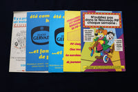 1979-1990 CIRQUE-PINDER JEAN RICHARD CIRCUS PROGRAMS - FRENCH -LOT OF 5 - O 3509