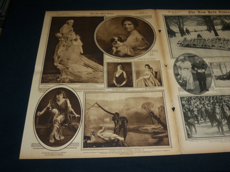 1916 FEBRUARY 13 NEW YORK TIMES ROTO PICTURE SECTION - VERNON CASTLE - NT 8972