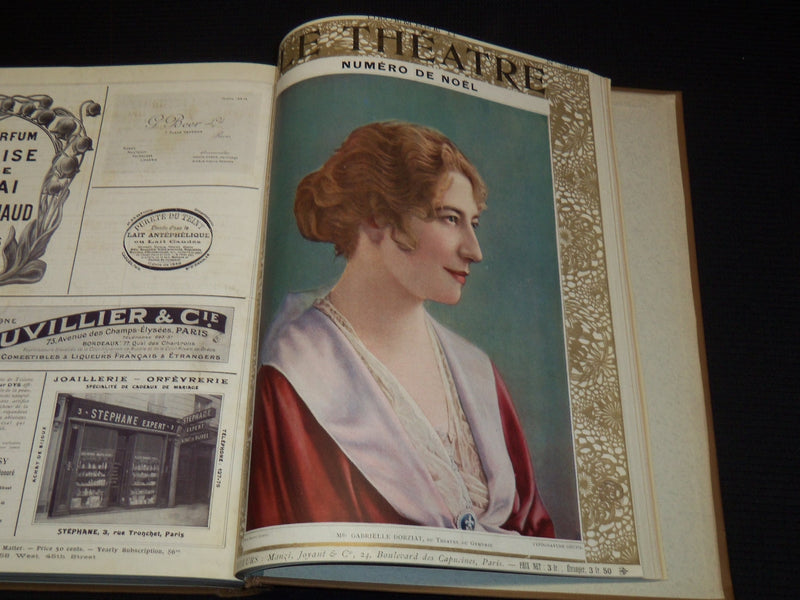 1913 JULY-DECEMBER LE THEATRE MAGAZINE BOUND VOLUME - 12 ISSUES - KD 2278E