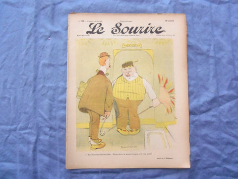 1903 MAY 2 LE SOURIRE MAGAZINE - ILLUSTRATED COMEDY - FRENCH TEXT - SP 4865M