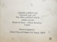 1964 OLD FURNITURE HARDCOVER BOOK BY EDWARD WENHAM - KD 8400