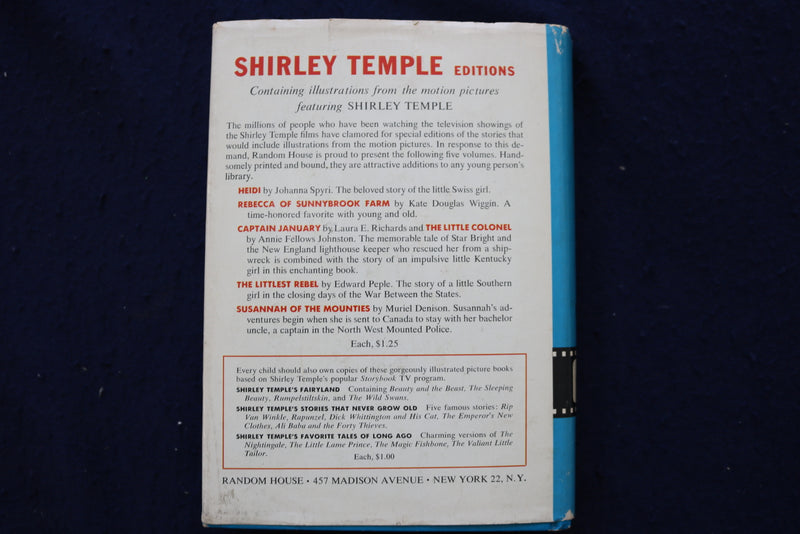 1959 THE LITTLEST REBEL - SHIRLEY TEMPLE EDITION BY EDWARD PEPLE - KD 9544