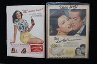 1940'S-1950'S LINDA DARNELL MAGAZINE ADVERTISEMENTS - LOT OF 33 - O 3795