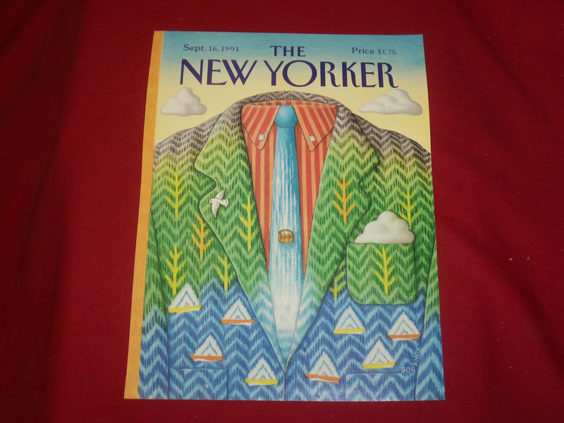 1991 SEPTEMBER 16 NEW YORKER MAGAZINE FRONT COVER ONLY - GREAT ART FOR FRAMING