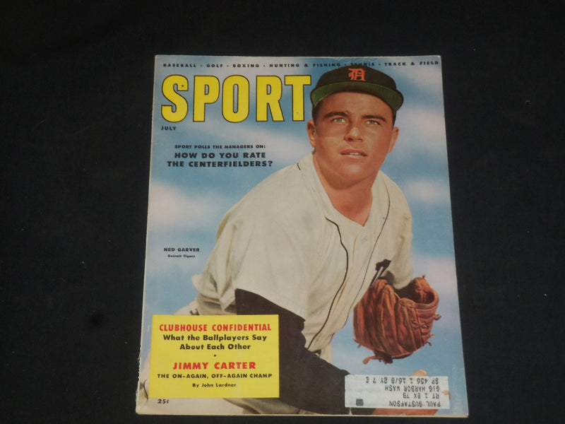 1955 JULY SPORT MAGAZINE - NED GARVER COVER - SP 8490