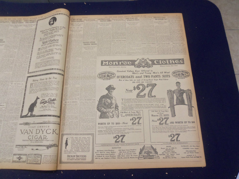 1920 NOVEMBER 19 NEW YORK TIMES - BUILDERS BACKED BOSS BRINDELL - NT 8467