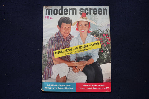 1959 MAY MODERN SCREEN MAGAZINE - EDDIE FISHER & DEBBIE REYNOLDS COVER - E 17370