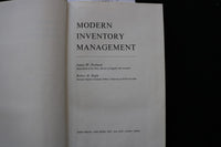 1965 MODERN INVENTORY MANAGEMENT HARDCOVER BOOK - J. PRICHARD/ R. EAGLE- KD 9800