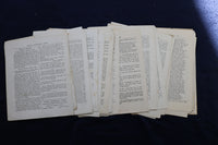 1879-1885 ANTIQUARIAN PAPERS - IPSWICH, MASSACHUSETTS - LOT OF 34 - K 780