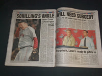 2004 OCTOBER 14 NEW YORK POST NEWSPAPER-YANKEES BEAT RED SOX- LEAD 2-0 - NP 4161