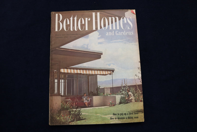 1948 SEP BETTER HOMES AND GARDENS MAGAZINE - PEP UP A TIRED LAWN COVER - E 11603