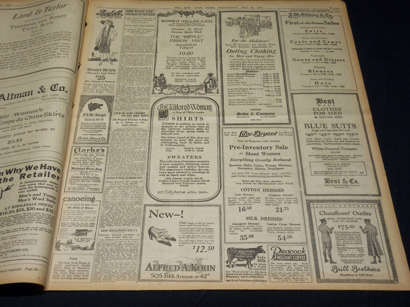 1921 MAY 25 NEW YORK TIMES - OUIMET AND EVANS BEATEN - JONES WINS - NT 8597