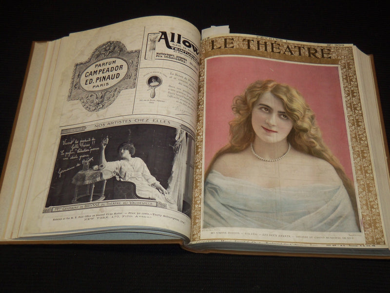1913 JANUARY-JUNE LE THEATRE MAGAZINE BOUND VOLUME - 12 ISSUES - KD 2278O