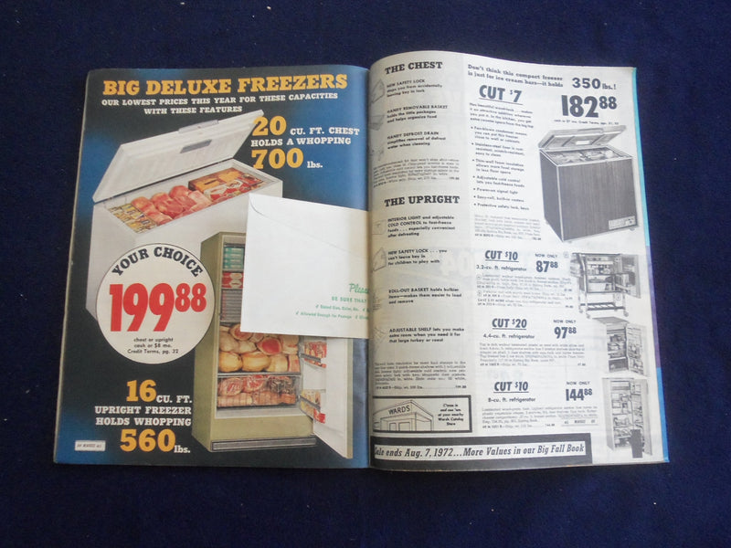 1972 SUMMER MONTGOMERY WARD CATALOG - ST. PAUL, MINNESOTA - J 8467
